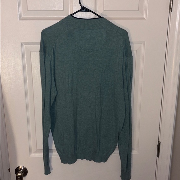 Johnnie-O Men’s Green 1/4 Zip Pullover Sweater Sz Medium - Picture 4 of 4
